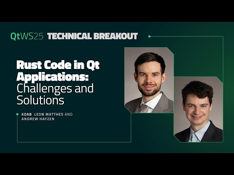 Rust Code in Qt Applications: Challenges and Solutions